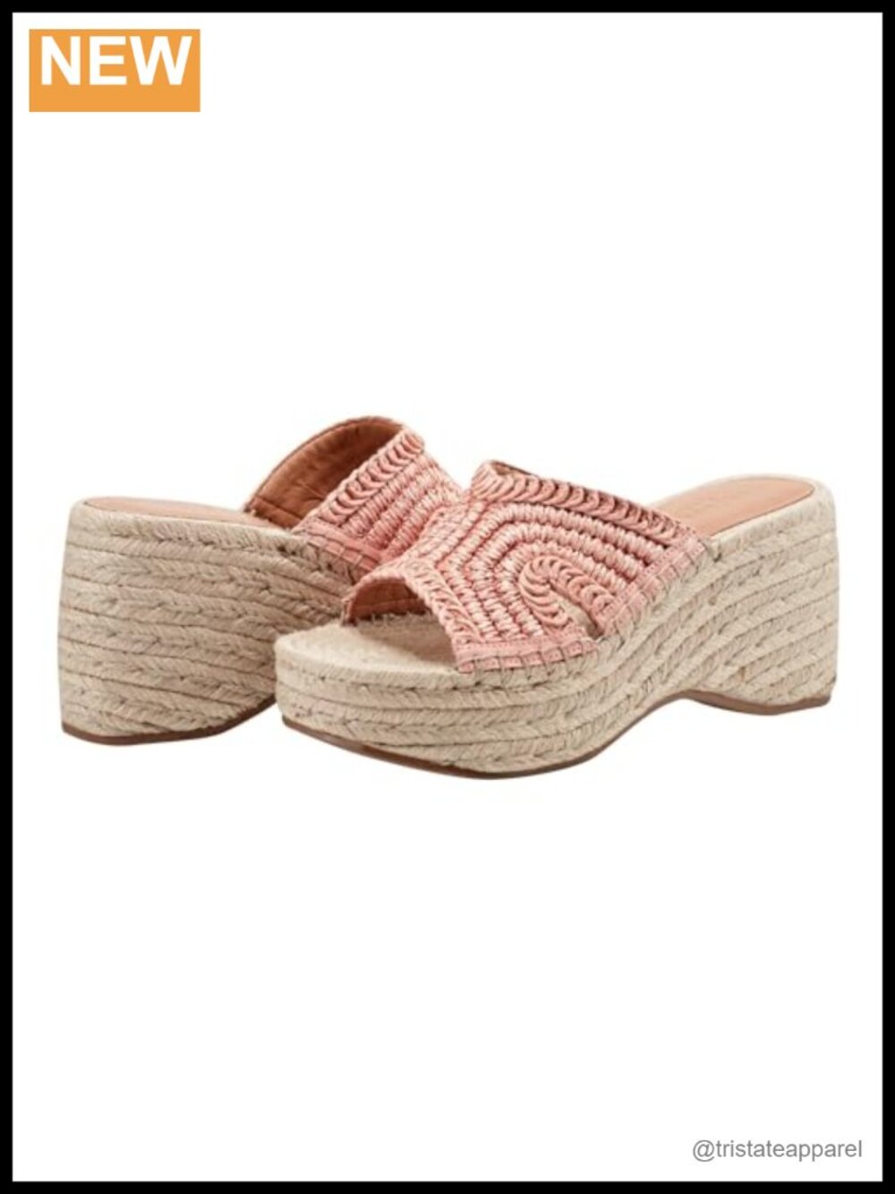 Marc Fisher LTD Zakki Espadrille Platform Wedge Sandals Pull-On Open Toe